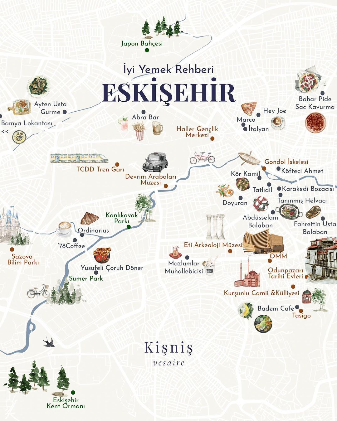 ESKİŞEHİR Tur Haritası